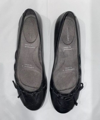 rockport black flats